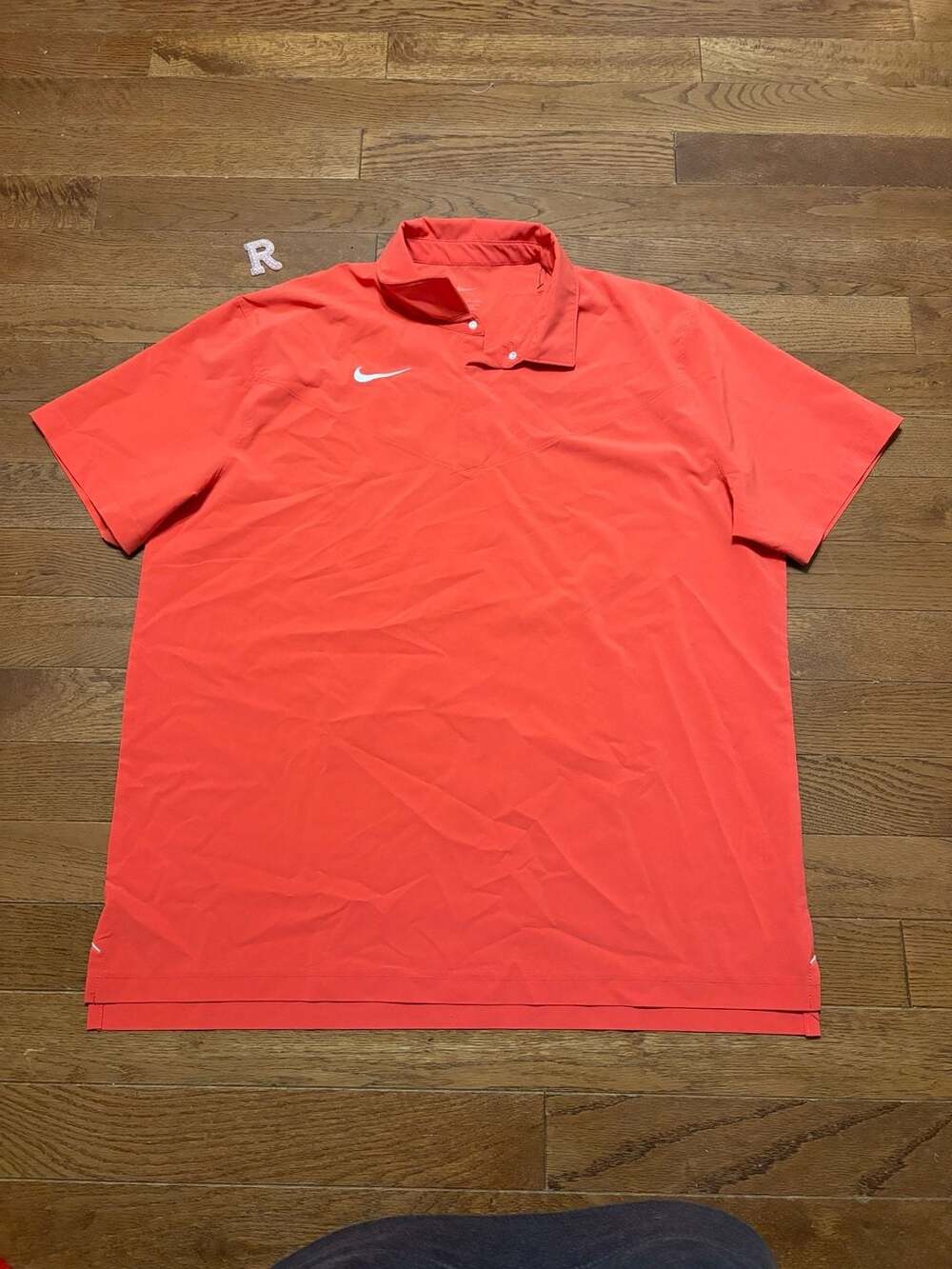 Nike Court Dri-Fit Polo Size XXL Coral Red Tennis Golf
